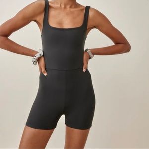 Reformation Dev Ecostretch Short Jumpsuit